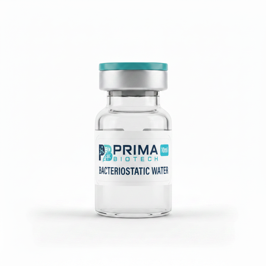 Bacteriostatic Water Vial - White Background