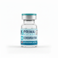 Cerebrolysin 60mg research peptide vial with Prima Biotech label on white background