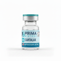Cartalax 20mg research peptide vial with Prima Biotech label on white background